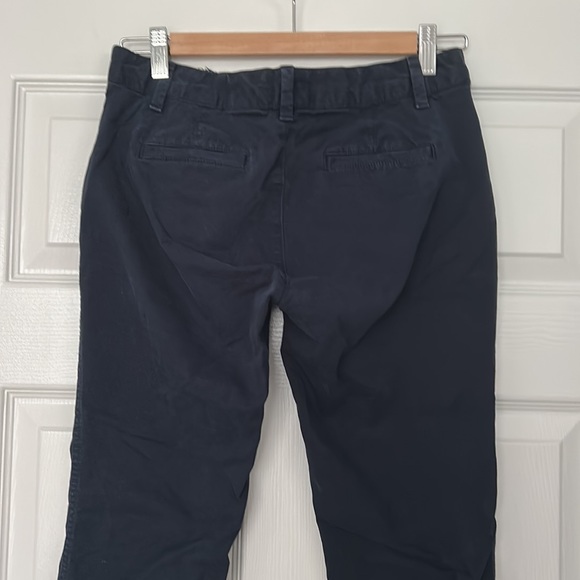 GAP Girlfriend Twill Khaki Chino Pant Navy Size 00 - Picture 8 of 12